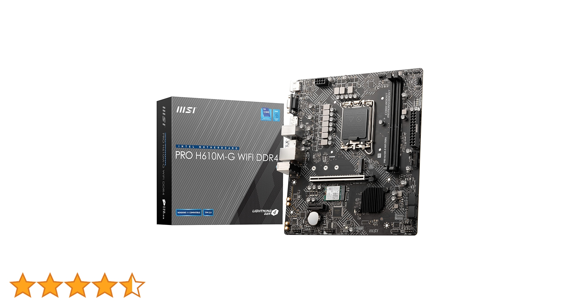 未使用マザーボード  H610M DDR4 lga1700 Amazon | MSI PRO H610M-G WiFi DDR4 ProSeries マザーボード